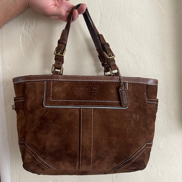 Coach Y2K Hampton Gallery suede tote - Picture 14 of 15